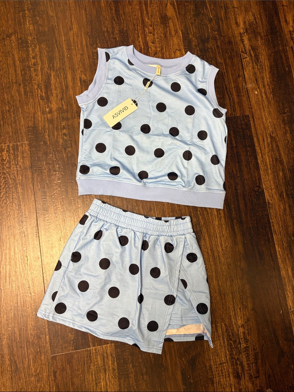 Asvivid polka dot set